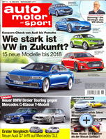 Abo auto motor und sport Test Ausgabe 11/2015 Cover