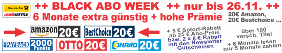 6 Monate extra guenstig beim Leserservice