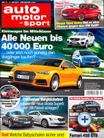 Abo auto motor und sport Test Ausgabe 13/2015 Cover