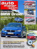 Abo auto motor und sport Test Ausgabe 12/2015 Cover