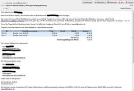 Bestchoice E-Mail Bestellbestätigung